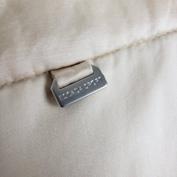 ESCADA Sport Pants Trousers Ivory size 38 Pockets Silky Cotton Blend Stretch - Picture 13 of 14